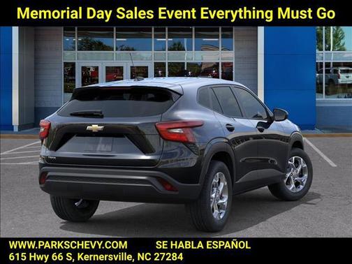 Mosaic Black Metallic 2026 Chevrolet Trax LS