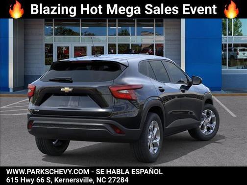 Mosaic Black Metallic 2026 Chevrolet Trax LS