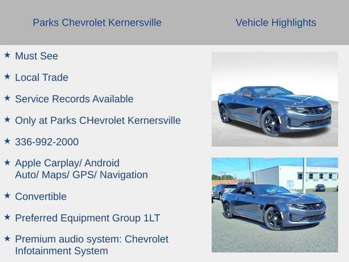 Shadow Gray Metallic 2019 Chevrolet Camaro 1LT