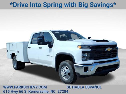 Summit White 2026 Chevrolet Silverado 3500 WT