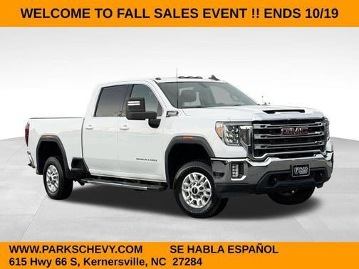 Summit White 2022 GMC Sierra 2500 SLE