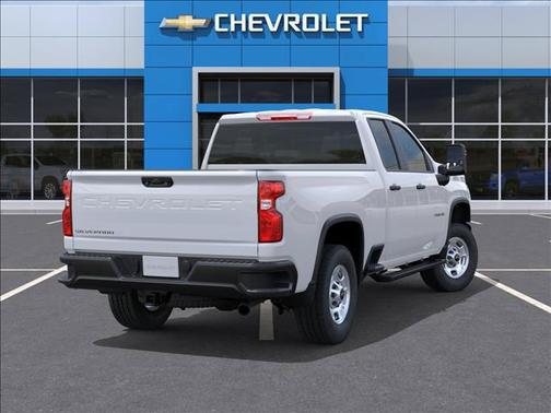 Summit White 2026 Chevrolet Silverado 2500 Double Cab, Standard Bed, WT, RWD