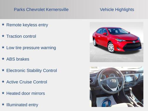 2019 Toyota Corolla LE