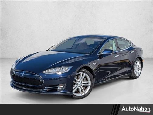 Blue Metallic 2014 Tesla Model S 85