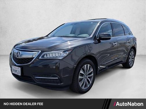 Graphite Luster Metallic 2016 Acura MDX 3.5L AcuraWatch Plus Package
