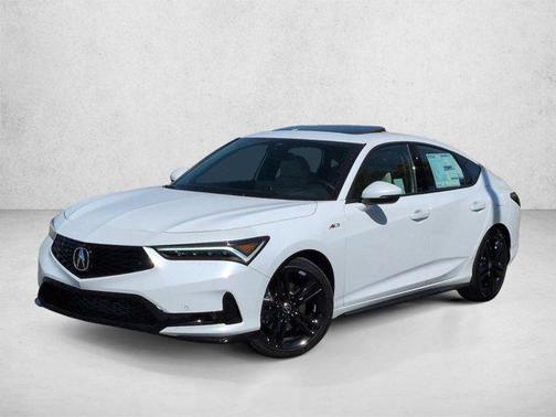 Platinum White Pearl 2026 Acura Integra FWD A-Spec with Technology