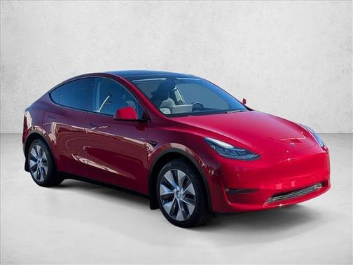 Red Multi-Coat 2022 Tesla Model Y Long Range Dual Motor All-Wheel Drive