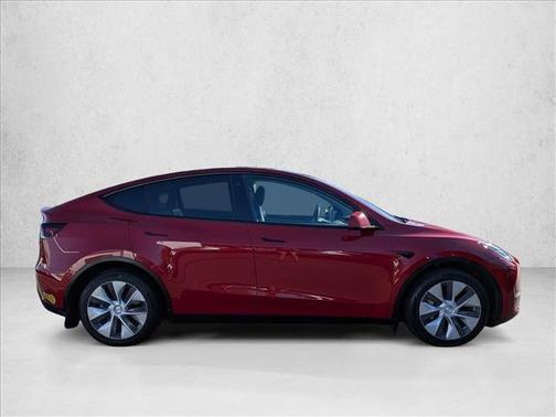 Red Multi-Coat 2022 Tesla Model Y Long Range Dual Motor All-Wheel Drive