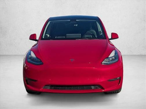 Red Multi-Coat 2022 Tesla Model Y Long Range Dual Motor All-Wheel Drive