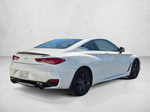 Majestic White 2020 INFINITI Q60 3.0T LUXE