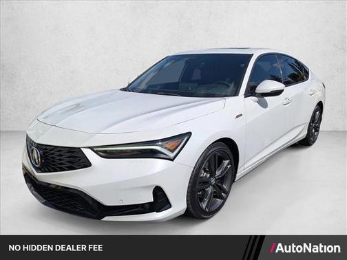 Platinum White Pearl 2024 Acura Integra A-SPEC Technology