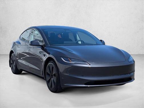 Stealth Grey 2025 Tesla Model 3 Long Range