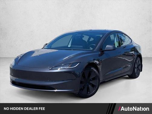 Stealth Grey 2025 Tesla Model 3 Long Range