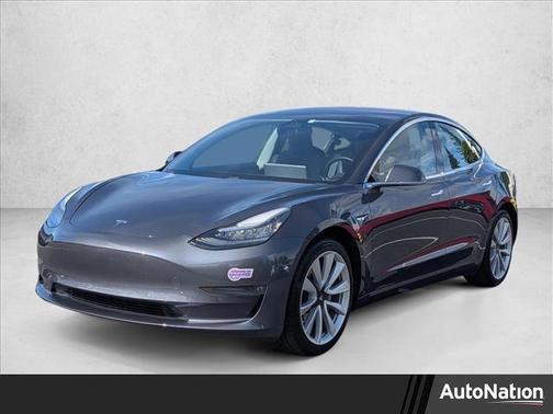 Silver/Gray 2018 Tesla Model 3 Long Range