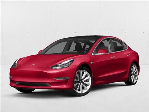 Red Multi-Coat 2019 Tesla Model 3 Mid Range