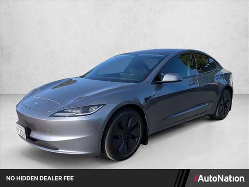 Stealth Grey 2025 Tesla Model 3 Long Range