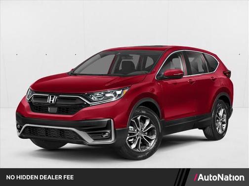 Radiant Red Metallic 2021 Honda CR-V AWD EX