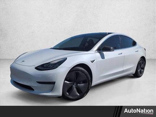 Pearl White Multi-Coat 2020 Tesla Model 3 Long Range