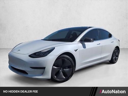 Pearl White Multi-Coat 2020 Tesla Model 3 Long Range