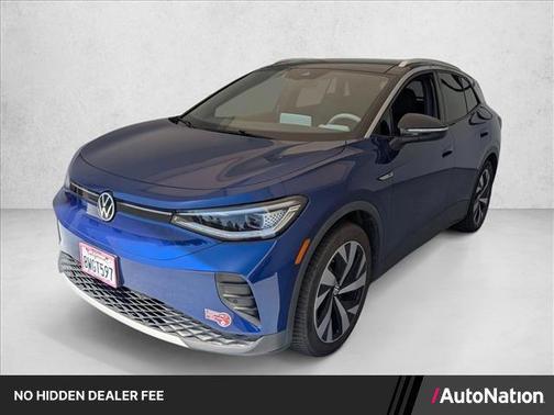 Dusk Blue Metallic/Black Roof 2021 Volkswagen ID.4 1st Edition