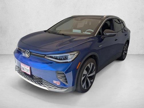 Dusk Blue Metallic/Black Roof 2021 Volkswagen ID.4 1st Edition
