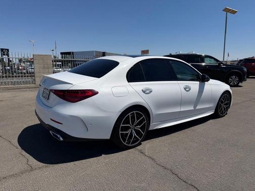 Polar White 2023 Mercedes-Benz C-Class Sedan