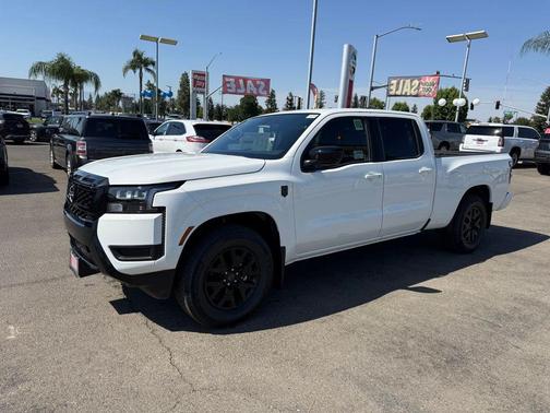 Glacier White 2026 Nissan Frontier SV