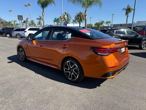 Orange Metallic 2025 Nissan Sentra SR