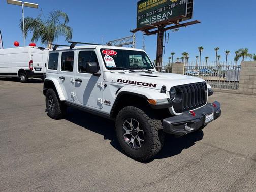 Bright White Clearcoat 2022 Jeep Wrangler Unlimited Rubicon