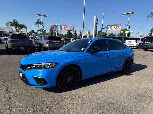 Blue 2022 Honda Civic Sport