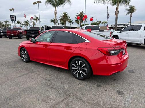 Red 2022 Honda Civic EX