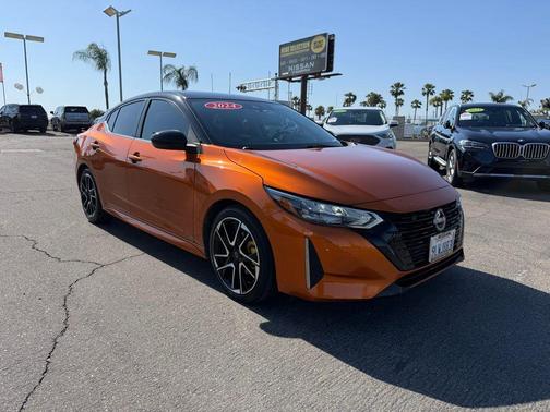 Orange Metallic 2024 Nissan Sentra SR