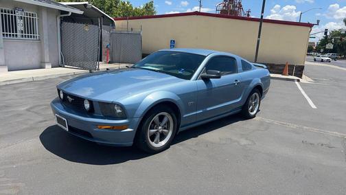 Satin Silver Clearcoat Metallic 2005 Ford Mustang GT