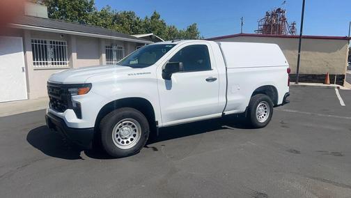 Summit White 2023 Chevrolet Silverado 1500 WT