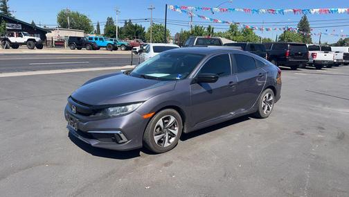 Modern Steel Metallic 2020 Honda Civic LX