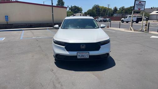 Platinum White Pearl 2023 Honda Accord LX 1.5T