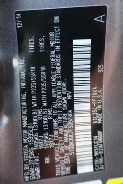 2015 Toyota Sienna XLE