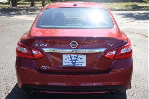 Red 2017 Nissan Altima 2.5 SV