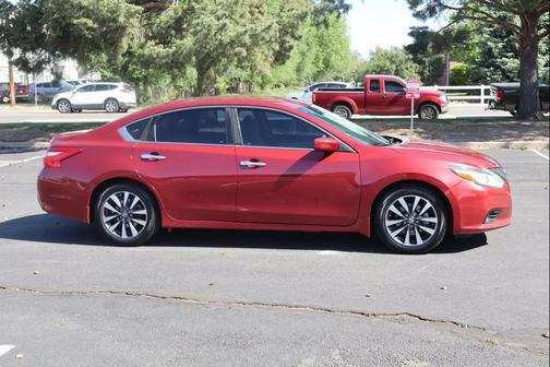 Red 2017 Nissan Altima 2.5 SV