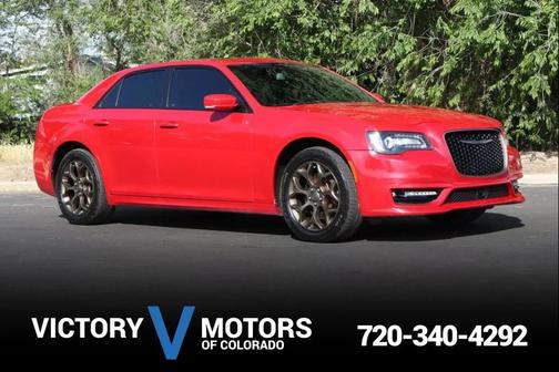 Red 2017 Chrysler 300 S