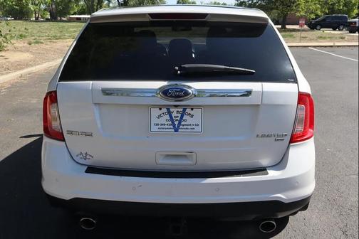 White Platinum Metallic Tri-Coat 2011 Ford Edge Limited