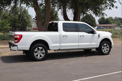 Star White Metallic Tri-Coat 2022 Ford F-150 Platinum
