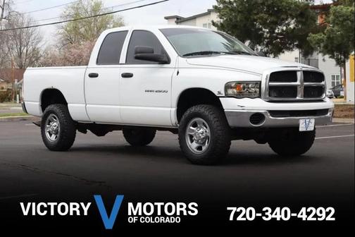 White 2003 Dodge Ram 2500 SLT