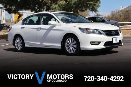 White Orchid Pearl 2013 Honda Accord EX-L