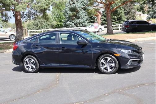 Crystal Black Pearl 2020 Honda Civic LX