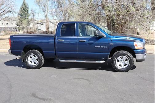 Blue 2006 Dodge Ram 1500 SLT Quad Cab