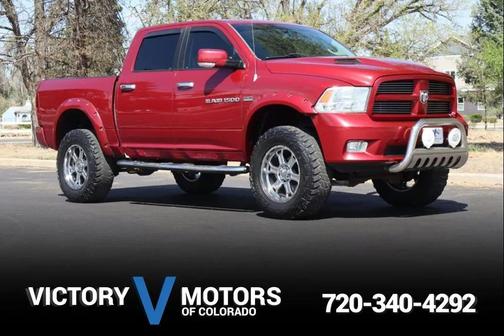 Red 2012 RAM 1500 Sport