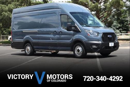 Blue Jeans Metallic 2022 Ford Transit-250 Base