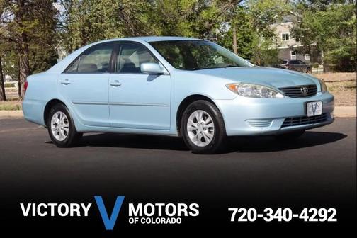 Sky Blue Pearl 2005 Toyota Camry LE V6