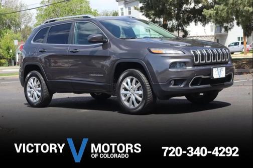 Brilliant Black Crystal Pearlcoat 2014 Jeep Cherokee Limited